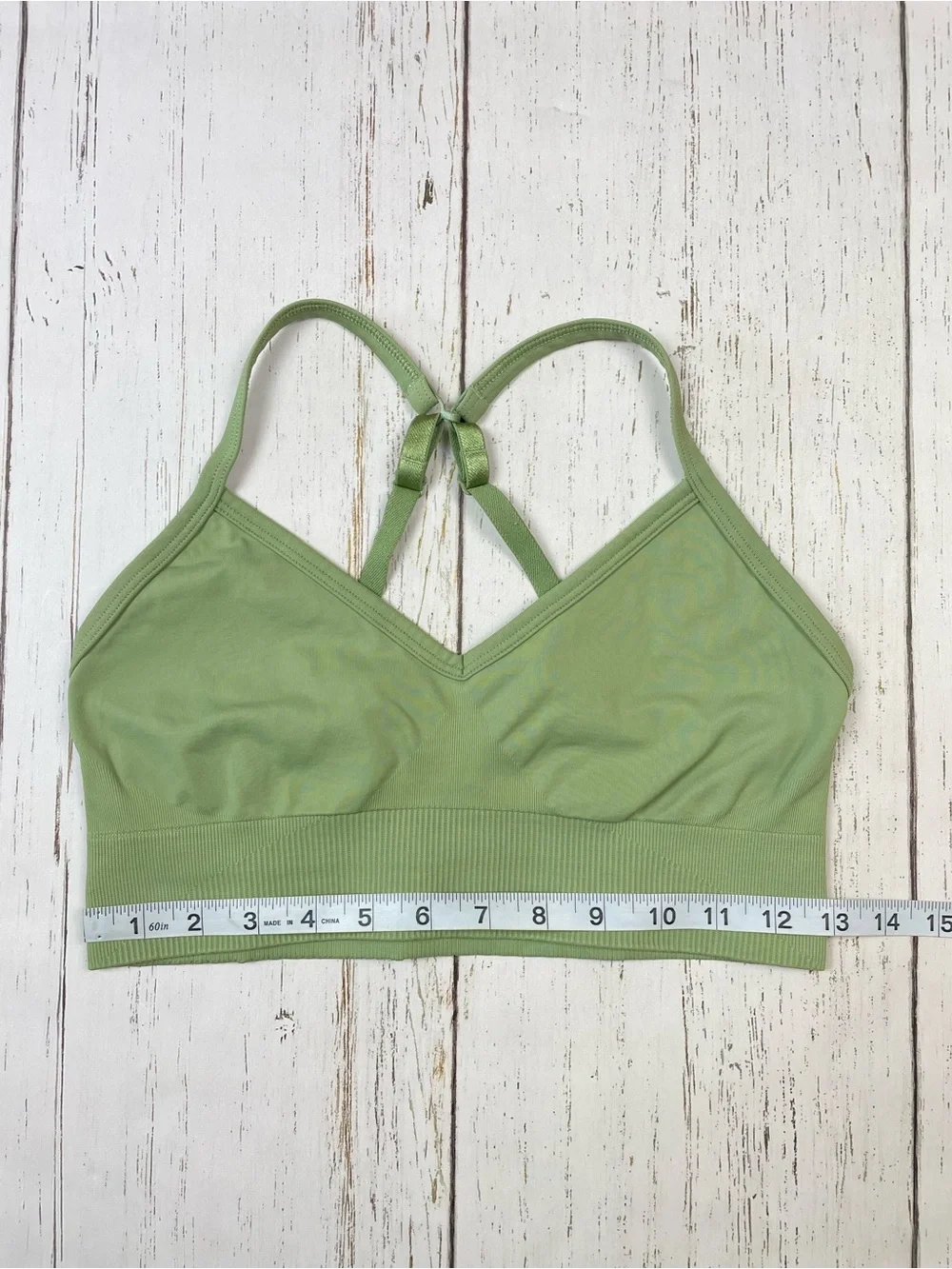 Lululemon Ebb to Street Bra *Light Support,‎ C/D Cup *Vista Green